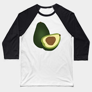 Avacado Fruit Art Baseball T-Shirt